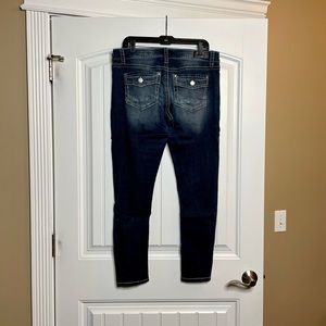 Daytrip Buckle Virgo Ankle Skinny Medium Blue Jeans 31 EUC